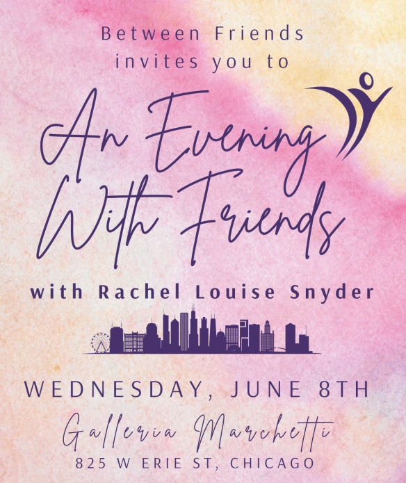 A poster promoting An Evening with Friends